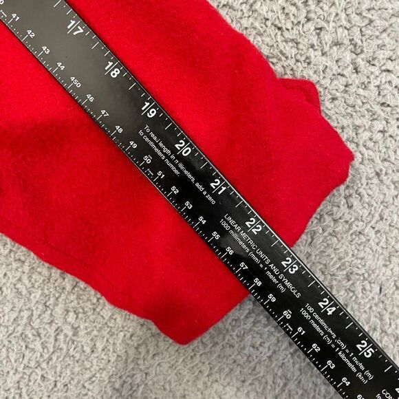 VTG Tracy Evans Jacket Women L Red Wool Blend  Flannel Lined Full Zip - Picture 8 of 9